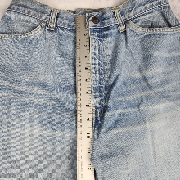 Levis Jeans Womens Size 26 Flare Leg Orange Tab Light Wash Blue Denim Pants - Picture 14 of 15